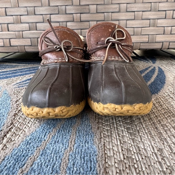 Bean Boots by LL Bean Women’s Shearling Lined Gumshoe Boots Made USA Size 10 - Picture 6 of 8